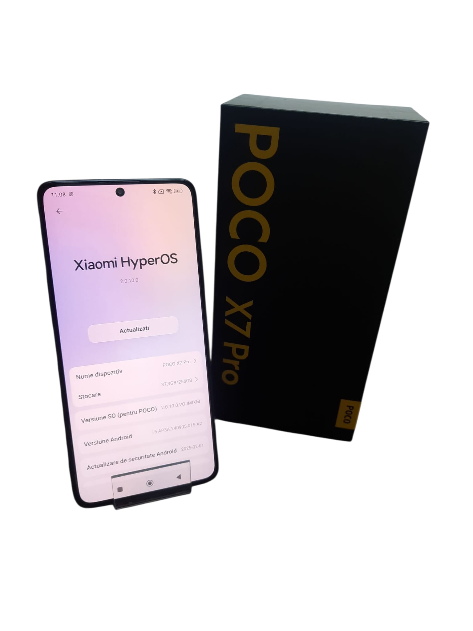 Telefon mobil Poco X7 Pro YELLOW, Memorie 256 GB, Stare Ca nou